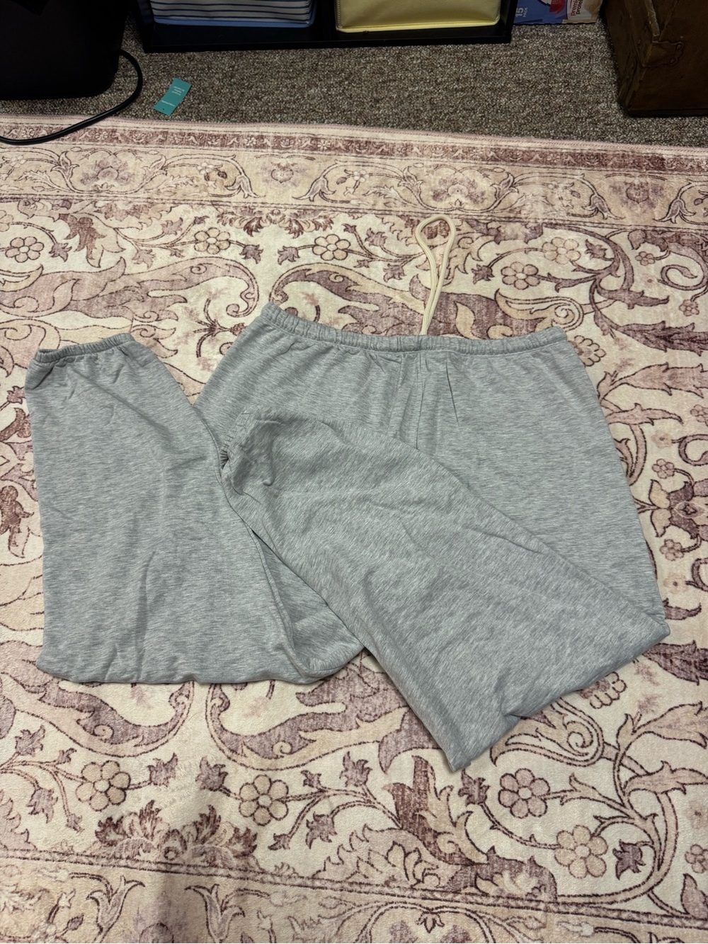 aerie Heather Gray Relaxed Track Joggers